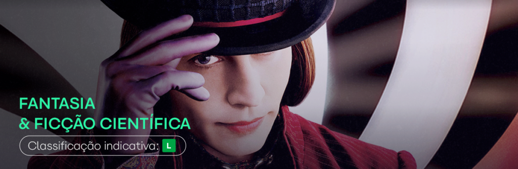 banner do filme A Fantástica Fábrica de Chocolate como indicação de filme sobre páscoa